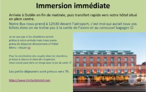 Immersion immédiate